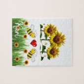 Puzzles de Sunflower Bumblebee (Horizontal)