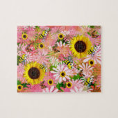 Puzzles de Sunflower Bumblebee (Horizontal)