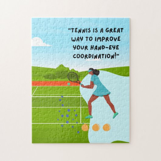 Puzzles de tennis pour le joueur de tennis (Vertical)