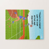 Puzzles de tennis pour le joueur de tennis (Horizontal)