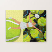 Puzzles de tennis pour une joueuse (Horizontal)