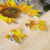 Puzzles de tournesol Dinosaur Floral (Côté)