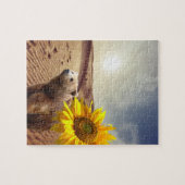 Puzzles de tournesol Ours Floral (Horizontal)