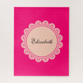 Puzzles Dentelle rose (Vertical)