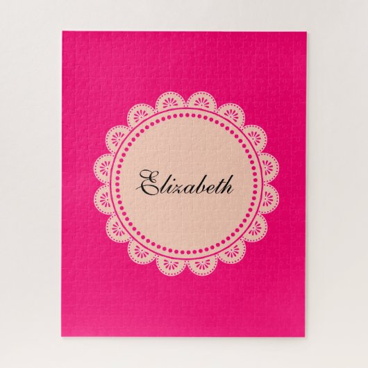 Puzzles Dentelle rose (Vertical)