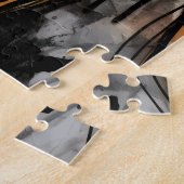 Puzzles Dog Red Hearts Happy Valentine's Day  (Côté)