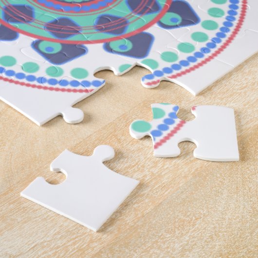 Puzzles Elephant Mandala Legpuzzel (Zijkant)