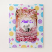 Puzzles Eléphant rose (Vertical)