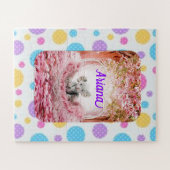 Puzzles Eléphant rose (Horizontal)