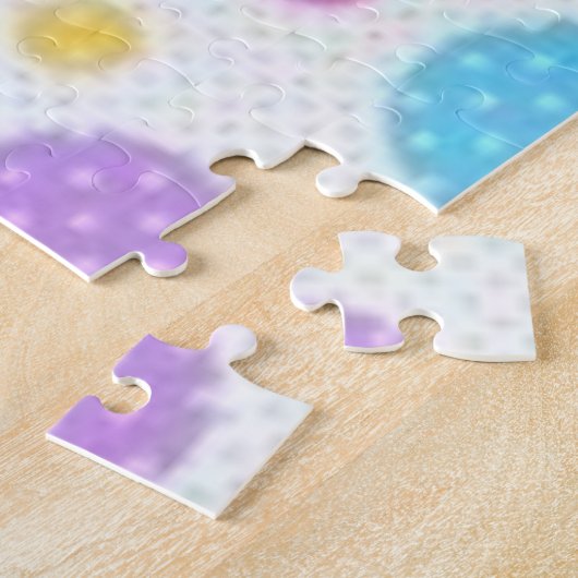 Puzzles Eléphant rose (Côté)