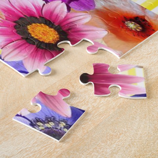 Puzzles Eléphants colorés (Côté)