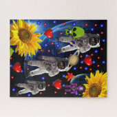 Puzzles Espaces Aliens Astronautes (Horizontal)