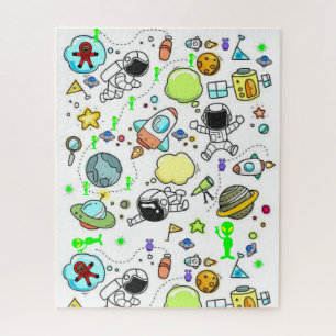 Puzzles Espaces Aliens Astronautes