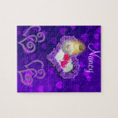 Puzzles Fée Purple Coeurs Rose Coeurs (Horizontal)