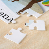 Puzzles Femmes Africaines Orange Tree Floral (Côté)