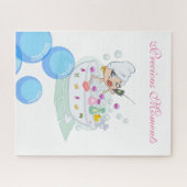 Puzzles Fille Bain Temps Bain Bain Bain Bubbles Ca (Horizontal)