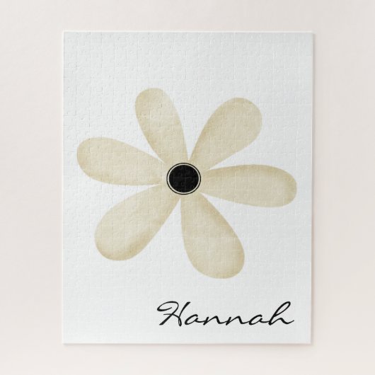 Puzzles Fleur Florale Beige (Vertical)