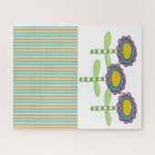 Puzzles Fleurs à rayures Floral (Horizontal)