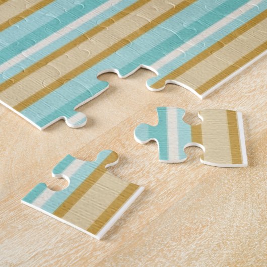 Puzzles Fleurs à rayures Floral (Côté)