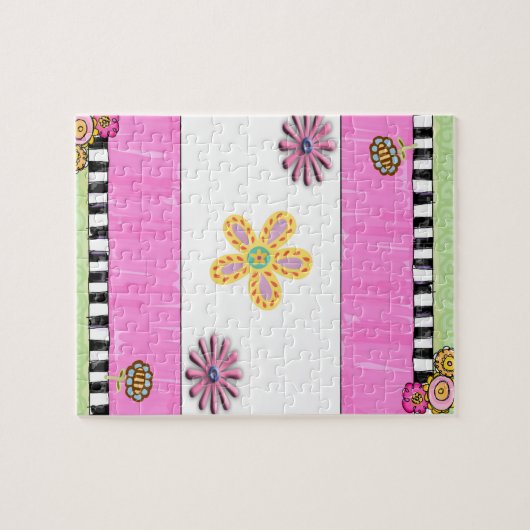 Puzzles Fleurs Florales Roses (Horizontal)