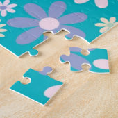 Puzzles Floral bleu (Côté)