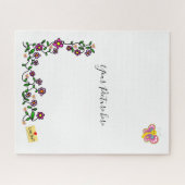 Puzzles Floral Butterfly Legpuzzel (Horizontaal)