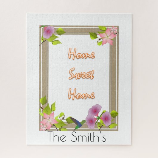 Puzzles Floral Home Sweet Home (Vertical)