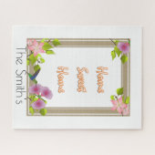 Puzzles Floral Home Sweet Home (Horizontal)