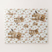 Puzzles Floral Kittens (Horizontal)