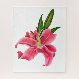 Puzzles Floral Rose Lily