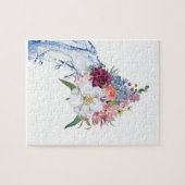 Puzzles Floral White Flowers Legpuzzel (Horizontaal)