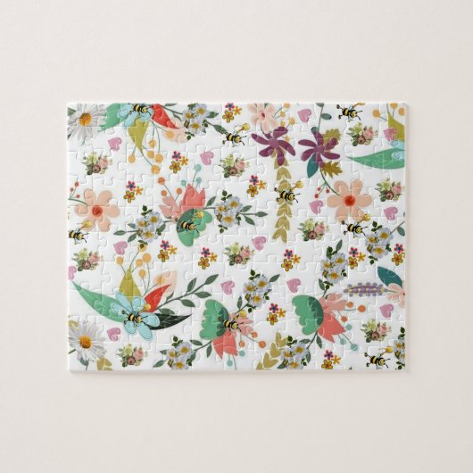 Puzzles floraux bourdons (Horizontal)