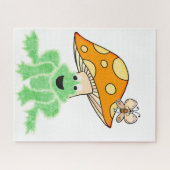 Puzzles Frog Mushroom Butterfly Legpuzzel (Horizontaal)