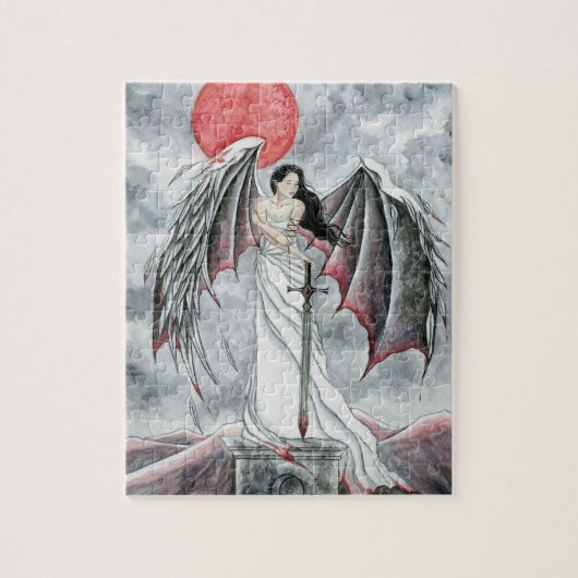 Puzzles Games Fantasy Gothic Fallen Angels Legpuzzel (Verticaal)