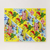 Puzzles Garçons Heureux Voitures d'anniversaire Ch (Horizontal)