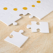 Puzzles Gold Baby Angel Flowers Floral Legpuzzel (Zijkant)