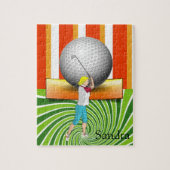 Puzzles Golf Floral Golf Balls (Vertical)