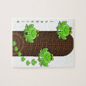 Puzzles Green Frogs Rope Legpuzzel (Horizontaal)