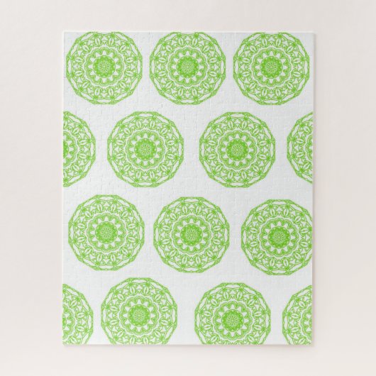 Puzzles Green Mandala (Vertical)
