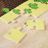 Puzzles Grenouilles vertes Rope Jaune (Côté)