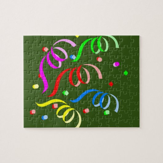 Puzzles Happy Birthday Confetti Legpuzzel (Horizontaal)