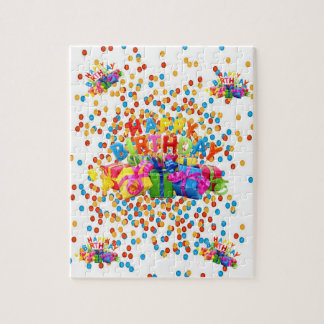 Puzzles Happy Birthday Legpuzzel