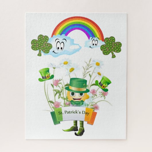 Puzzles Happy St. Patrick's Day Legpuzzel (Verticaal)