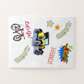 Puzzles Hero Voiture de Vélo Avion (Horizontal)