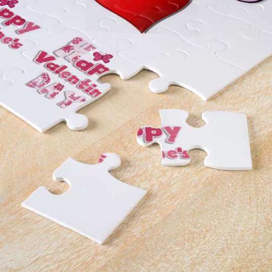 Puzzles Heureuse Sainte-Valentin Joyeux anniversai (Côté)