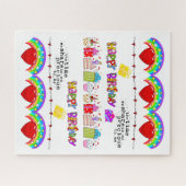 Puzzles Heureuse Sainte-Valentin Joyeux anniversai (Horizontal)