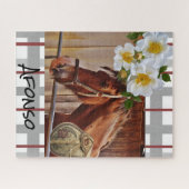 Puzzles Horse Floral (Horizontal)