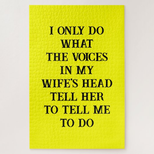 Puzzles Husband Wife's Joke (Vertical)