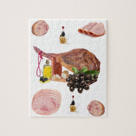 Puzzles Jambon Olive Huile Olives (Vertical)