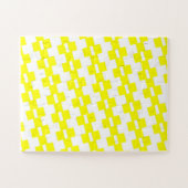 Puzzles Jaune et Rayure Blanche (Horizontal)